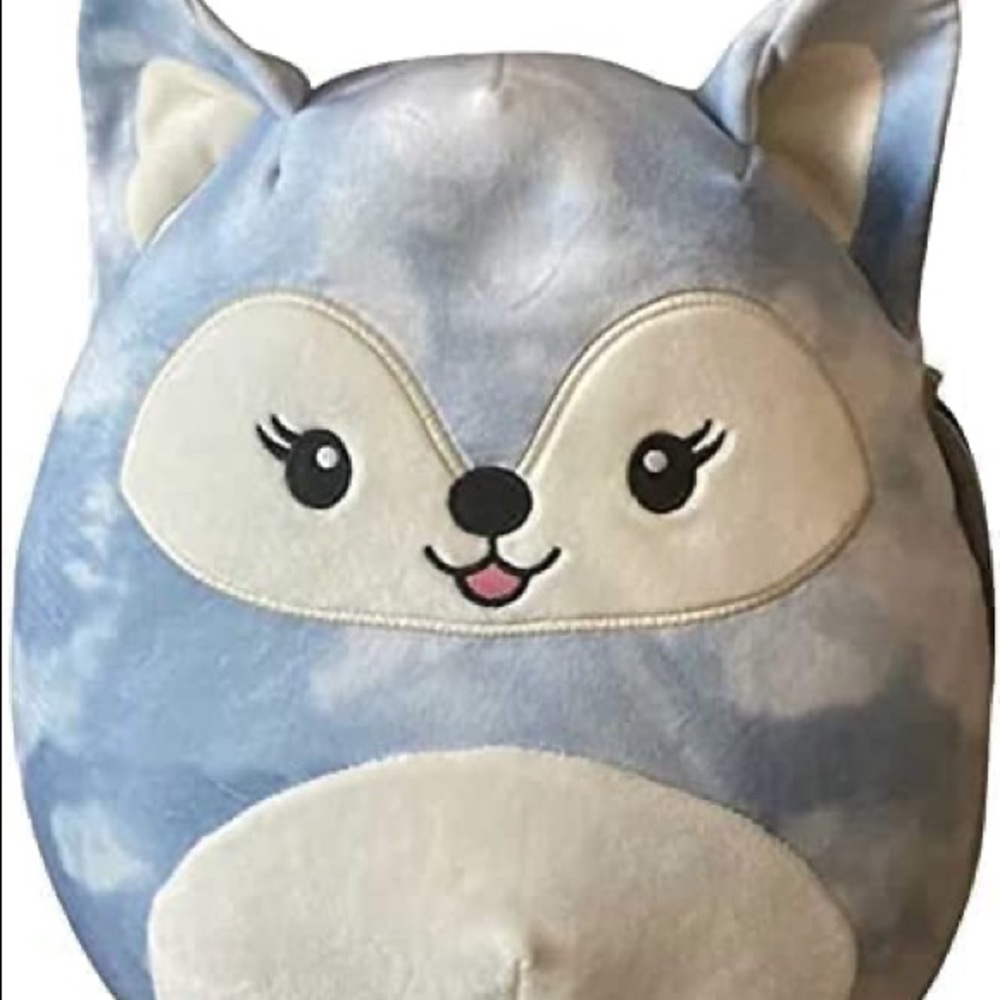Tie dye husky squishmallow✨💙